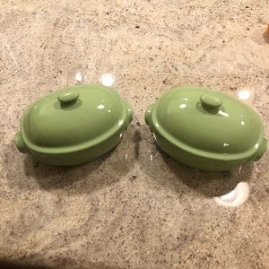 Celebrating Home Green Baby Stoneware Mini Beanpot